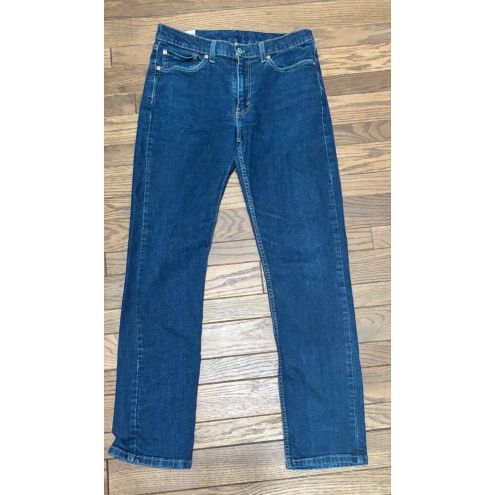Levis Mens 514 Straight Fit Jeans W34 L34 Medium Wash Denim